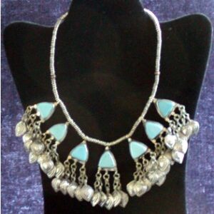 Delicious Tribal Turcoman Turquoise Necklace