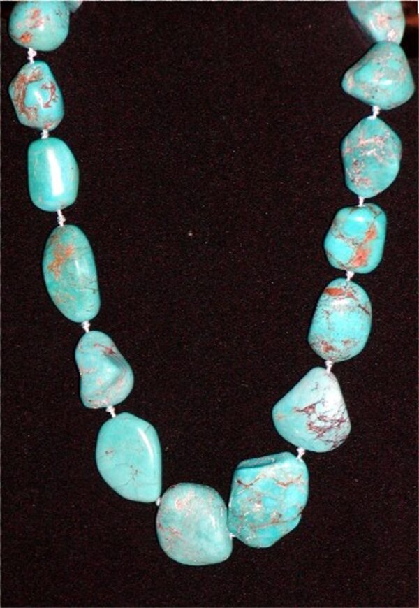 Natural Turquoise Nugget Necklace