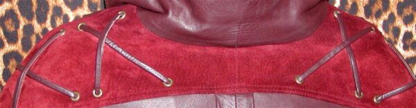 Classic Burgundy Leather Jacket