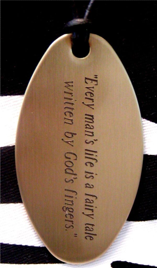 Inspirational Quotation Pendant