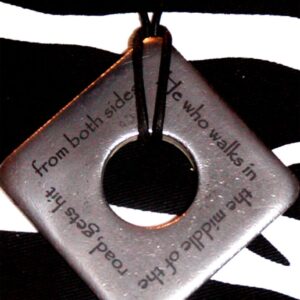 Quotation Pendant For Risk Takers