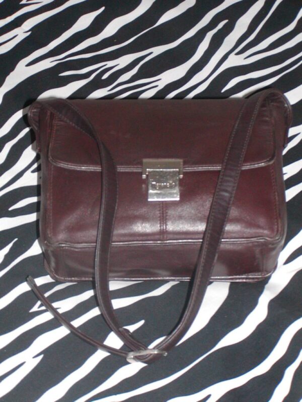 Brown Vintage Leather Tignanello Shoulder Bag