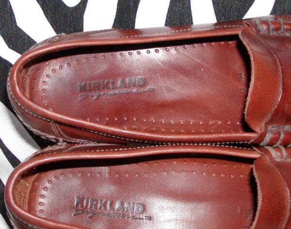 Vintage Brown Kirkland Strap Leather Loafers