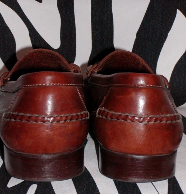 Vintage Brown Kirkland Strap Leather Loafers