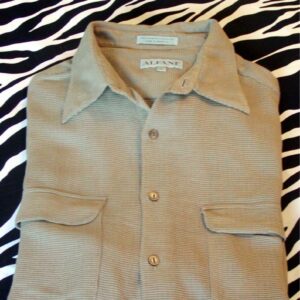 Vintage Alfani Woven Casual Shirt Mens Size XL