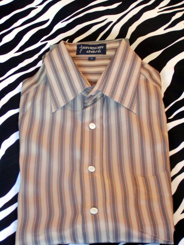 Vintage Givenchy For Chesa Silk Dress Shirt