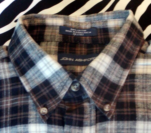 Vintage John Ashford Flannel Button Front Shirt