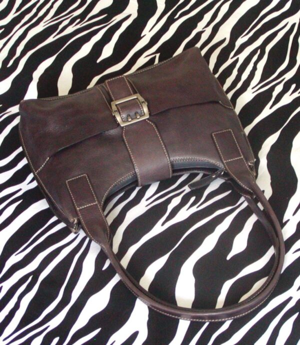 Vintage Jones New York Leather Handbag