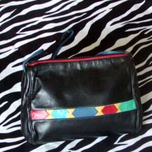 Vintage Sharif Leather Shoulder Bag Small