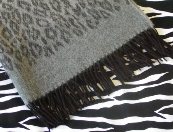 Animal Print Large Shawl