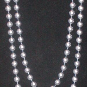 Estate Long Gray Pearl Necklace