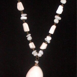 Off White Estate Gemstone Necklace