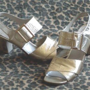 Retro Golden Sandals