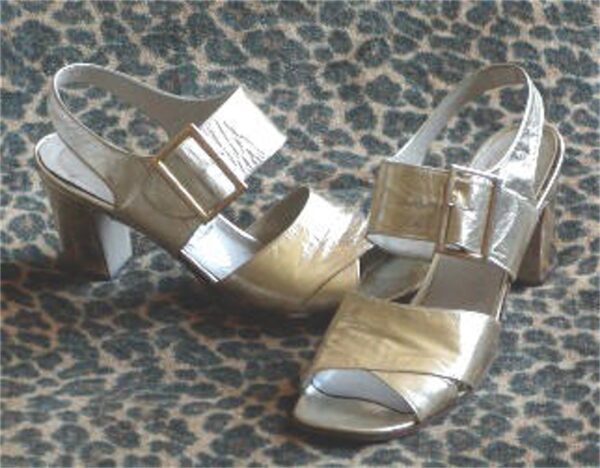 Retro Golden Sandals