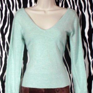 Sexy Vintage V-Neck Angora Pullover