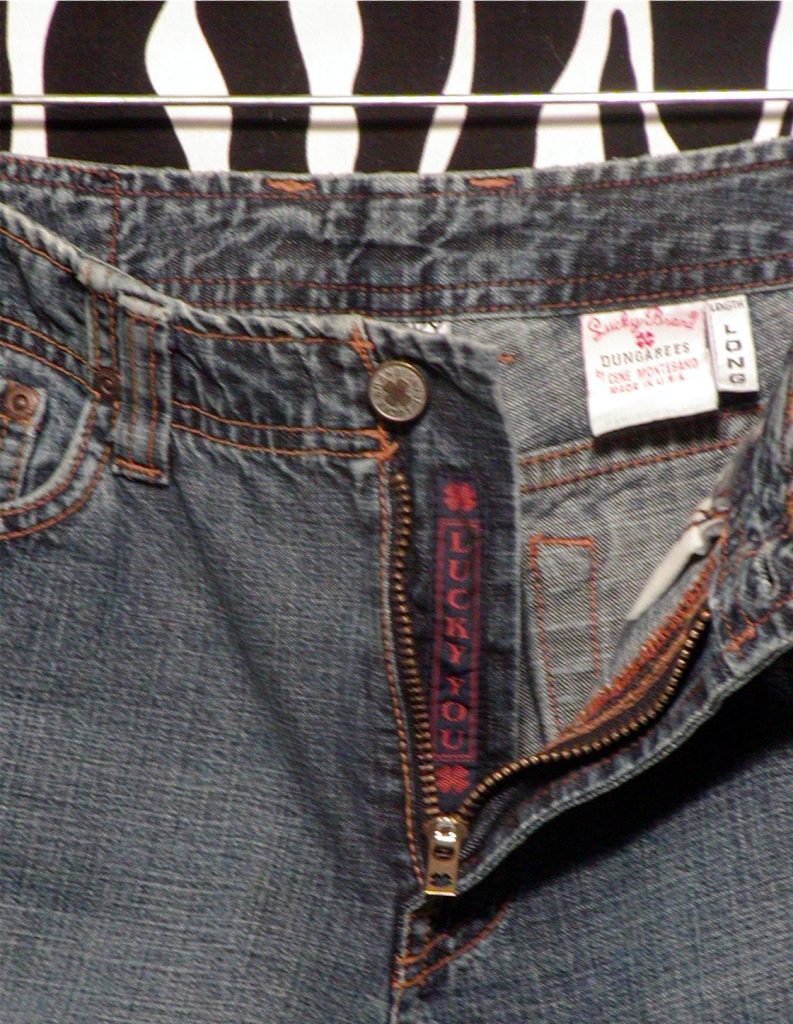 Vintage High-Waisted Lucky Brand Jeans - Vintage Designer Clothing