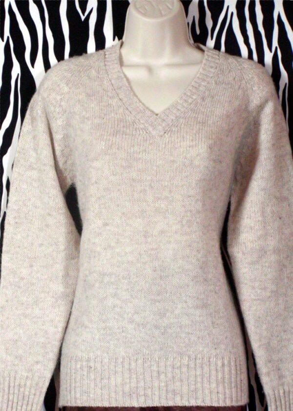 Vintage Wool V-Neck Pullover