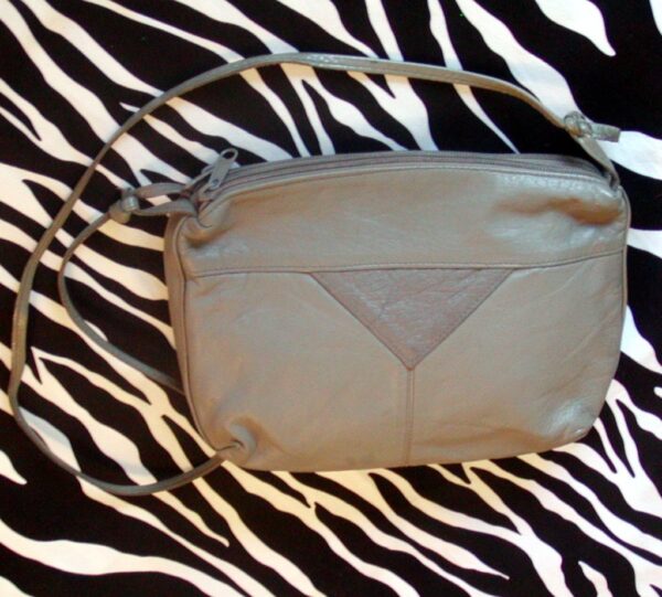 Pale Olive Green Vintage Crossbody Bag