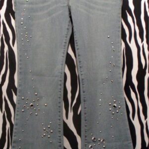 Stretchy And Flashy Vintage Jeans