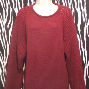 Vintage Burgundy DKNY Pullover Tunic