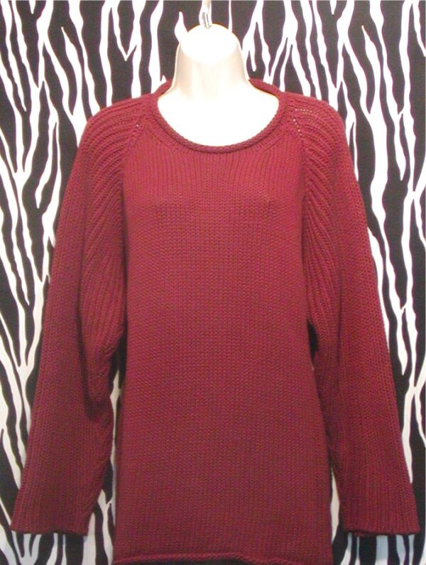 Vintage Burgundy DKNY Pullover Tunic