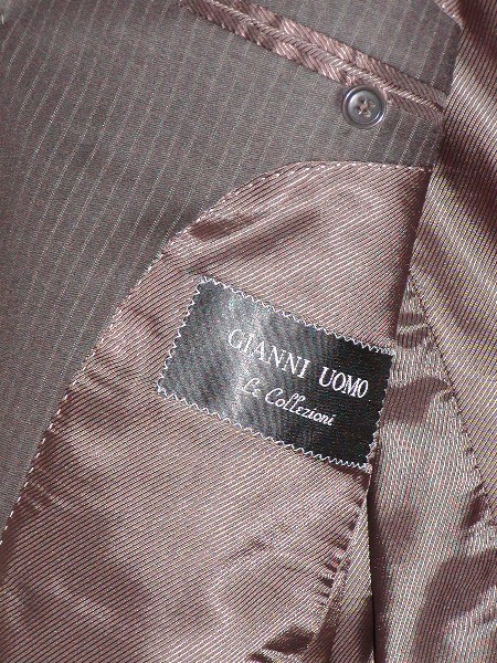 Vintage Gianni Uomo Classic Brown Striped Suit Made in Italy » Vintage ...