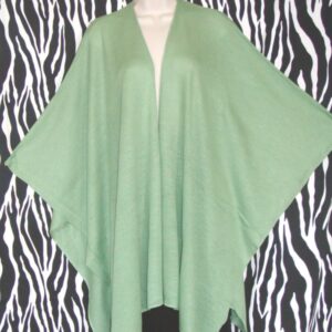 Vintage Celadon Green Cape Coat