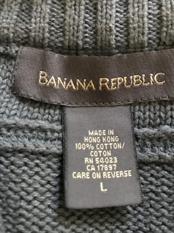 Grey Banana Republic Cotton Pullover