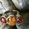 Amber And Sterling Silver Ring, Amber Ring, Sterling Silver Ring - Image 2