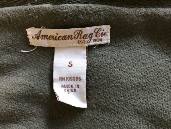 American Rag Cie Hoodie, Olive Green Hoodie, Cotton Hoodie