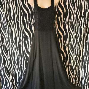 Black Vintage Bieff Basix Evening Gown