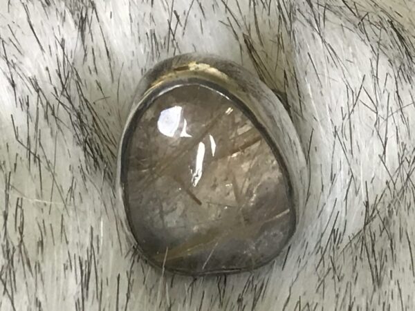 Bold Topaz Sterling Silver Ring, Topaz Ring, Sterling Silver Ring
