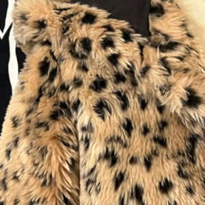 Cheetah Faux Fur Hoodie Coat