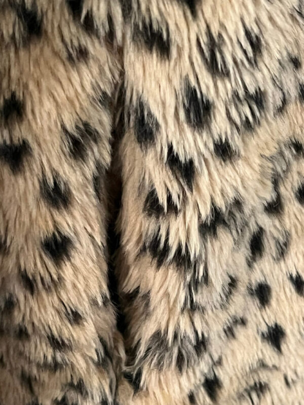 Cheetah Faux Fur Hoodie Coat