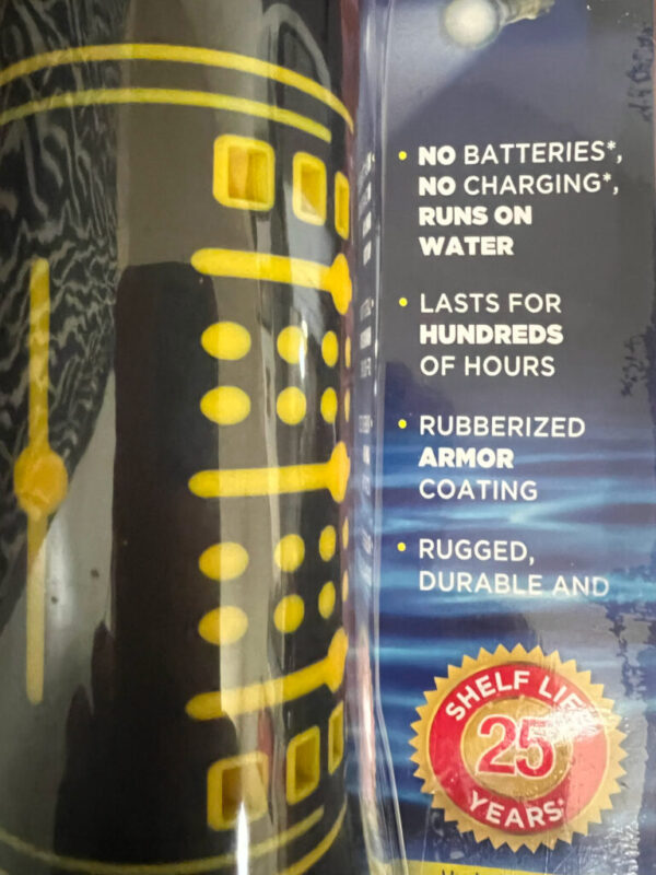 Flashlight Powered By Water Not Batteries
