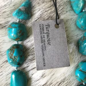 Natural Turquoise Nugget Necklace