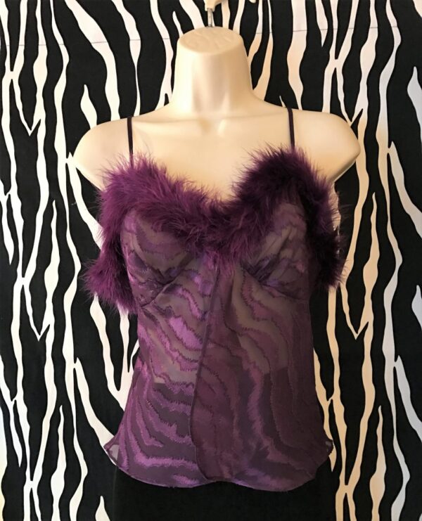 Gilligan & O’Malley Negligee, Sexy Negligee, Purple Peignoir