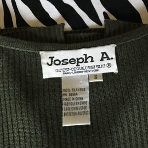 Joseph A. Silk T, Green T, Silk T