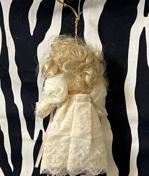 Kurt S Adler Porcelain Doll Christmas Ornament