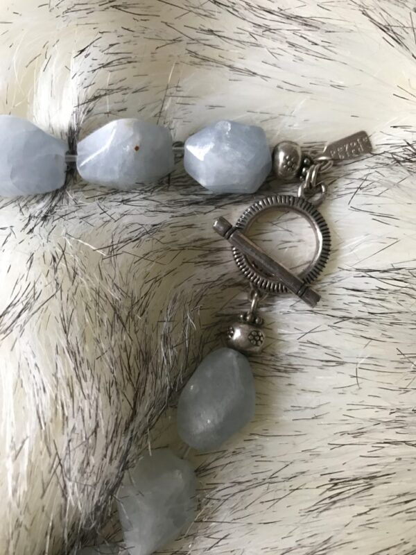 Chalcedony Peyote Bird Necklace