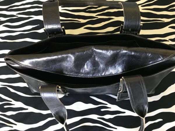 Black Kenneth Cole Handbag, Leather Handbag