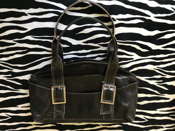 Black Kenneth Cole Handbag, Leather Handbag