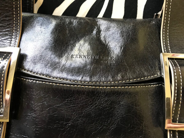 Black Kenneth Cole Handbag, Leather Handbag