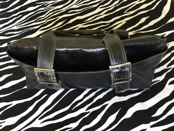 Black Kenneth Cole Handbag, Leather Handbag