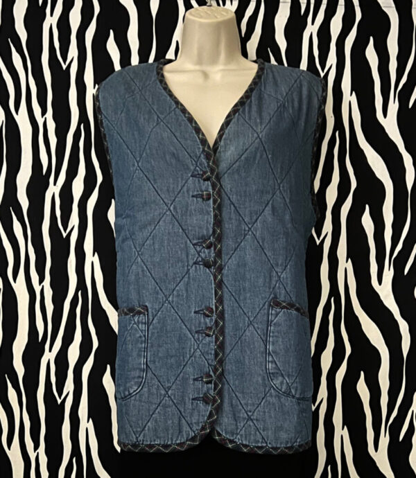 Preloved Charter Club Quilted Cotton Vest