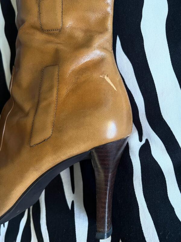Preloved Tan Nine West Leather Boots