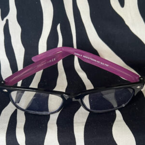 Preowned Black And Purple Reading Glasses +1.50