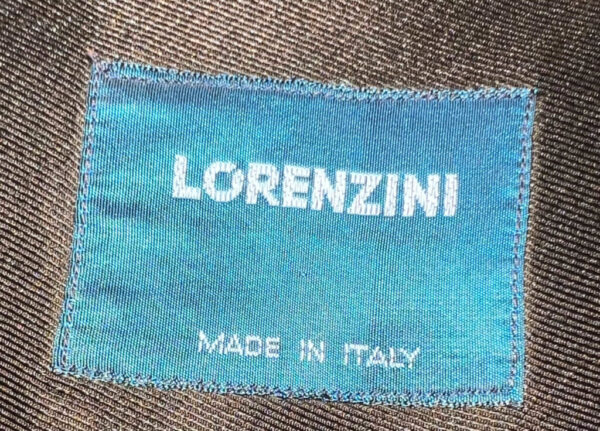 Preowned Lorenzini Italian Black Silk Shirt