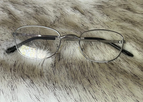 Preowned Silver Wire Reading Glasses +1.00