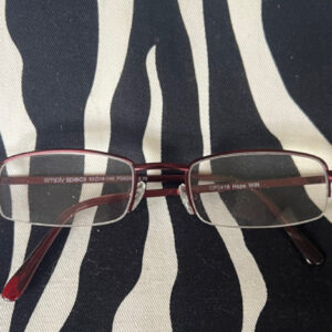 Preowned Simply Specs Burgundy Reading Glasses +2.75